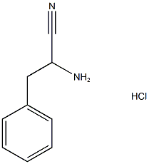 2-AMINO-3-PHENYLPROPIONITRILE HYDROCHLORIDE Structure