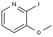 2-ヨード-3-メトキシピリジン 化学構造式