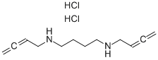 N1,N4-二(BUTA-2,3-二ENYL)丁烷-1,4-二胺双盐酸盐, 93565-01-6, 结构式