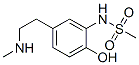 N-[2-hydroxy-5-(2-methylaminoethyl)phenyl]methanesulfonamide|