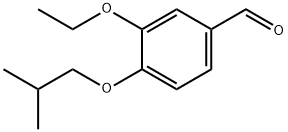 3-乙氧基-4-(2-甲基丙氧基)苯甲醛,93567-91-0,结构式