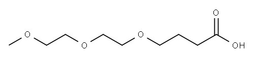 甲基-三聚乙二醇-酸 结构式