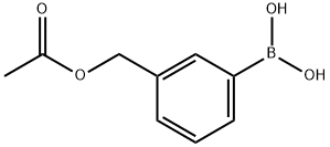 3-(ACETOXYMETHYL)PHENYLBORONIC ACID 结构式