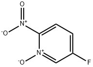 2-Nitro-5-fluoropyridine N-oxide Struktur