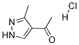 Ethanone, 1-(3-Methyl-1H-pyrazol-4-yl)-, Monohydrochloride 化学構造式