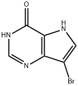 7-BROMO-1,5-DIHYDRO-4H-PYRROLO[3,2-D]PYRIMIDIN-4-ONE Struktur