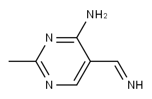 4-Pyrimidinamine, 5-(iminomethyl)-2-methyl- (9CI)