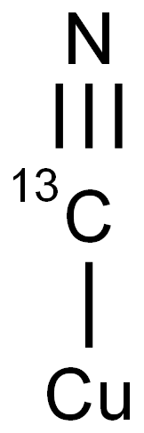 氰化铜(I)-13C 结构式