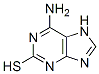 2-Mercapto-6-aminopurine Structure