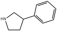 3-苯基-吡咯烷,936-44-7,结构式