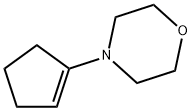 N-(1-Cyclopenten-1-yl)morpholine Struktur