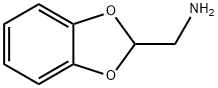 2-(氨甲基)-1,3-苯并二噁茂 结构式