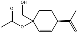 (4R)-1-Hydroxy-4-(1-methylethenyl)-2-cyclohexene-1-methanol 1-Acetate 
(Mixture of Diastereomers) Structure
