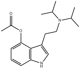 4-Acetoxy-N,N-diisopropyltryptamine 结构式