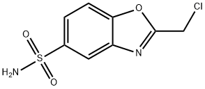 2-(chloromethyl)-1,3-benzoxazole-5-sulfonamide(SALTDATA: FREE) Struktur