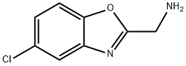(5-氯-1,3-苯并恶唑-2-基)甲胺 结构式