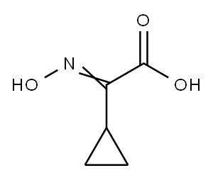 2-Cyclopropyl-2-(hydroxyimino)acetic acid Structure