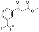 METHYL 3-(TRIFLUOROMETHYL)BENZOYLACETATE Structure