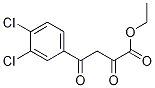 4-(3,4-二氯苯基)-2,4-二氧代-丁酸乙酯 结构式