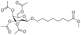8-Methoxycarbonyloctanoyl-2’,3’,4’,6-tetra-O-acetyl--D-galactopyranoside Structure