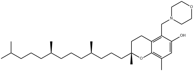 5-(4-MorpholinylMethyl) δ-Tocopherol Structure