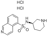 (R)-Isoquinoline-5-sulfonic acid piperidin-3-ylamide dihydrochloride, 936233-06-6, 结构式