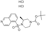 (S)-4-(Isoquinoline-5-sulfonyl)-3-methyl-piperazine-1-carboxylic acid tert-butyl ester dihydrochloride Struktur