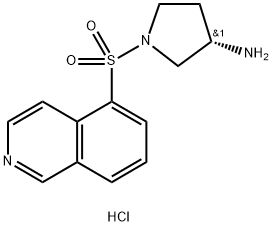 (S)-1-(Isoquinoline-5-sulfonyl)-pyrrolidin-3-ylamine dihydrochloride Structure
