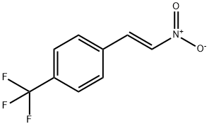4-三氟甲基-Β-硝基苯乙烯 结构式