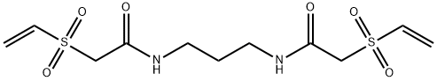 1,3-Bis(vinylsulfonylacetamido)propane Struktur