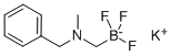Potassium N-benzyl-N-methyl-aminomethyltrifluoroborate 化学構造式