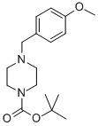TERT-BUTYL 4-(4-METHOXYBENZYL)PIPERAZINE-1-CARBOXYLATE Structure