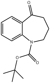 tert-butyl 5-oxo-2,3,4,5-tetrahydro-1H-1-benzazepine-1-carboxylate Struktur
