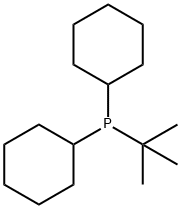 t-ブチルジシクロヘキシルホスフィン, min. 95% 化学構造式