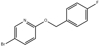 5-bromo-2-(4-fluoro-benzyloxy)-pyridine Structure