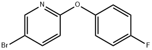 5-Bromo-2-(4-fluoro-phenoxy)-pyridine Struktur