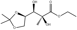 D-Arabinonic acid, 2-C-methyl-4,5-O-(1-methylethylidene)-,ethyl ester