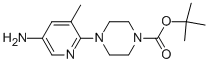4-(5-AMINO-3-METHYLPYRIDIN-2-YL)PIPERAZINE-1-CARBOXYLIC ACID TERT-BUTYL ESTER Structure