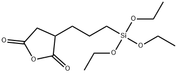 2-[3-(トリエトキシシリル)プロピル]こはく酸無水物 化学構造式