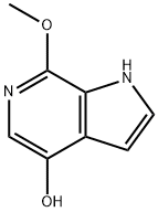 4-Hydroxy-7-methoxy-6-azaindole Structure