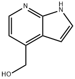 1H-吡咯并[2,3-B]吡啶-4-甲醇,936549-95-0,结构式