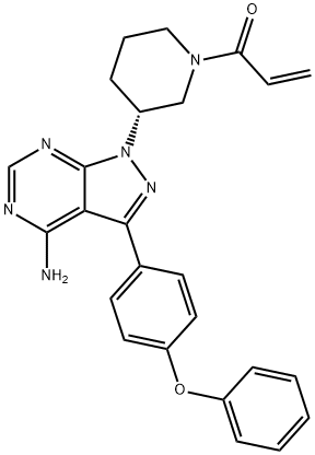 依鲁替尼,936563-96-1,结构式