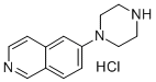 6-(1-哌嗪基)异喹啉盐酸盐, 936643-77-5, 结构式