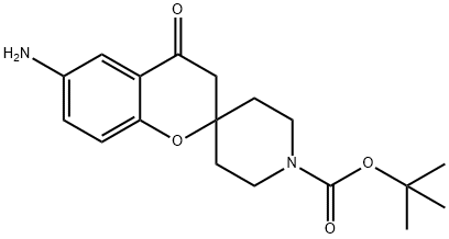 tert-Butyl 6-aMino-4-oxospiro[chroMan-2,4'-piperidine]-1'-carboxylate Struktur