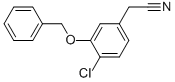 [3-(BENZYLOXY)-4-CHLOROPHENYL]ACETONITRILE Structure
