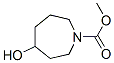 1H-Azepine-1-carboxylic  acid,  hexahydro-4-hydroxy-,  methyl  ester Structure