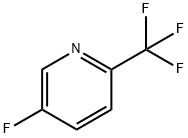 5-フルオロ-2-(トリフルオロメチル)ピリジン 化学構造式