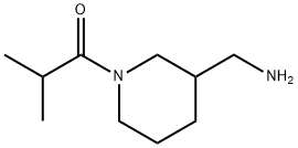 1-(1-イソブチリルピペリジン-3-イル)メタンアミン 化学構造式