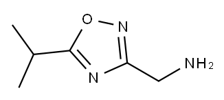 (5-异丙基-1,2,4-噁二唑-3-基)甲胺, 936940-30-6, 结构式