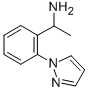 1-[2-(1H-ピラゾール-1-イル)フェニル]エタンアミン 化学構造式